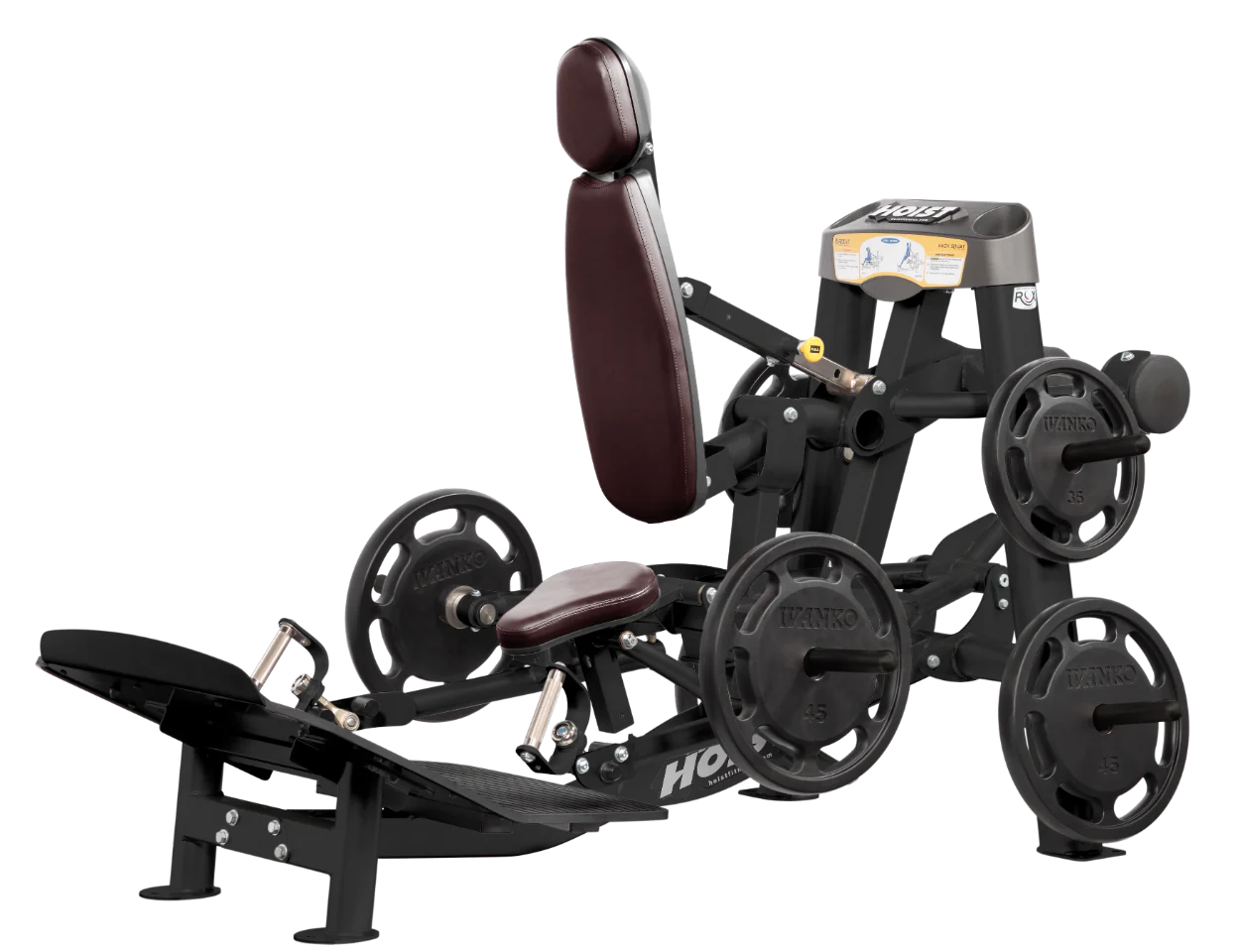 Hoist Fitness ROC IT RPL5356 Plate Loaded Hack Squat Dead Lift Shrug RPL-5356 - Fitness Outlet 
