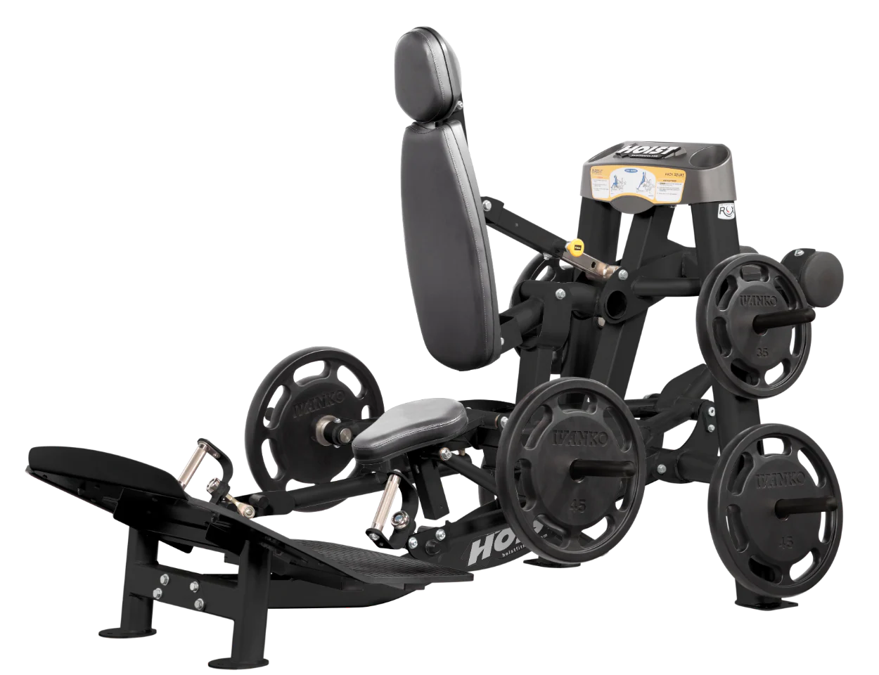 Hoist Fitness ROC IT RPL5356 Plate Loaded Hack Squat Dead Lift Shrug RPL-5356 - Fitness Outlet 