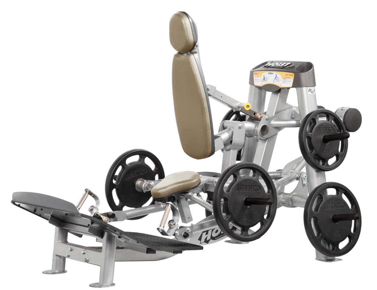 Hoist Fitness ROC IT RPL5356 Plate Loaded Hack Squat Dead Lift Shrug RPL-5356 - Fitness Outlet 