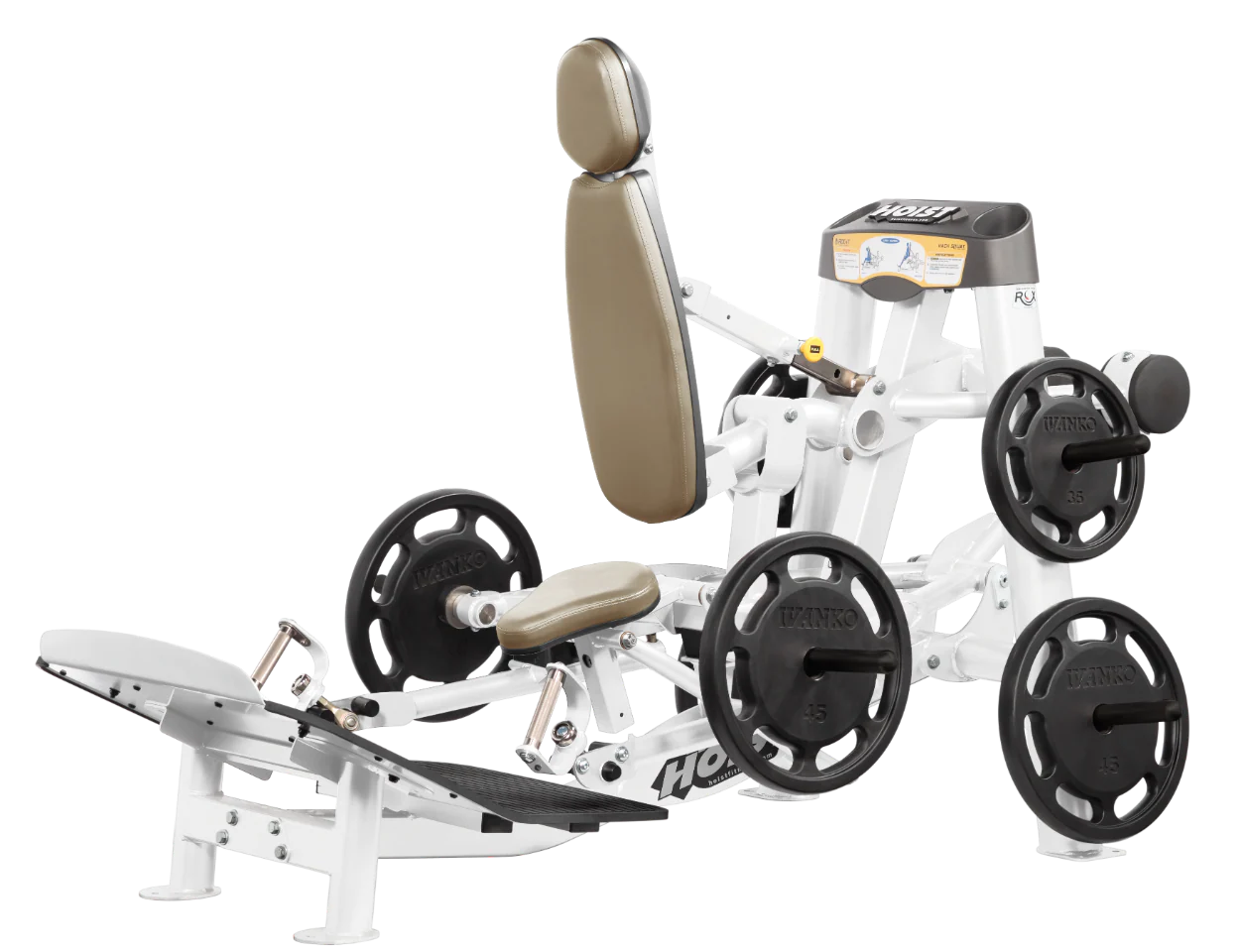 Hoist Fitness ROC IT RPL5356 Plate Loaded Hack Squat Dead Lift Shrug RPL-5356 - Fitness Outlet 