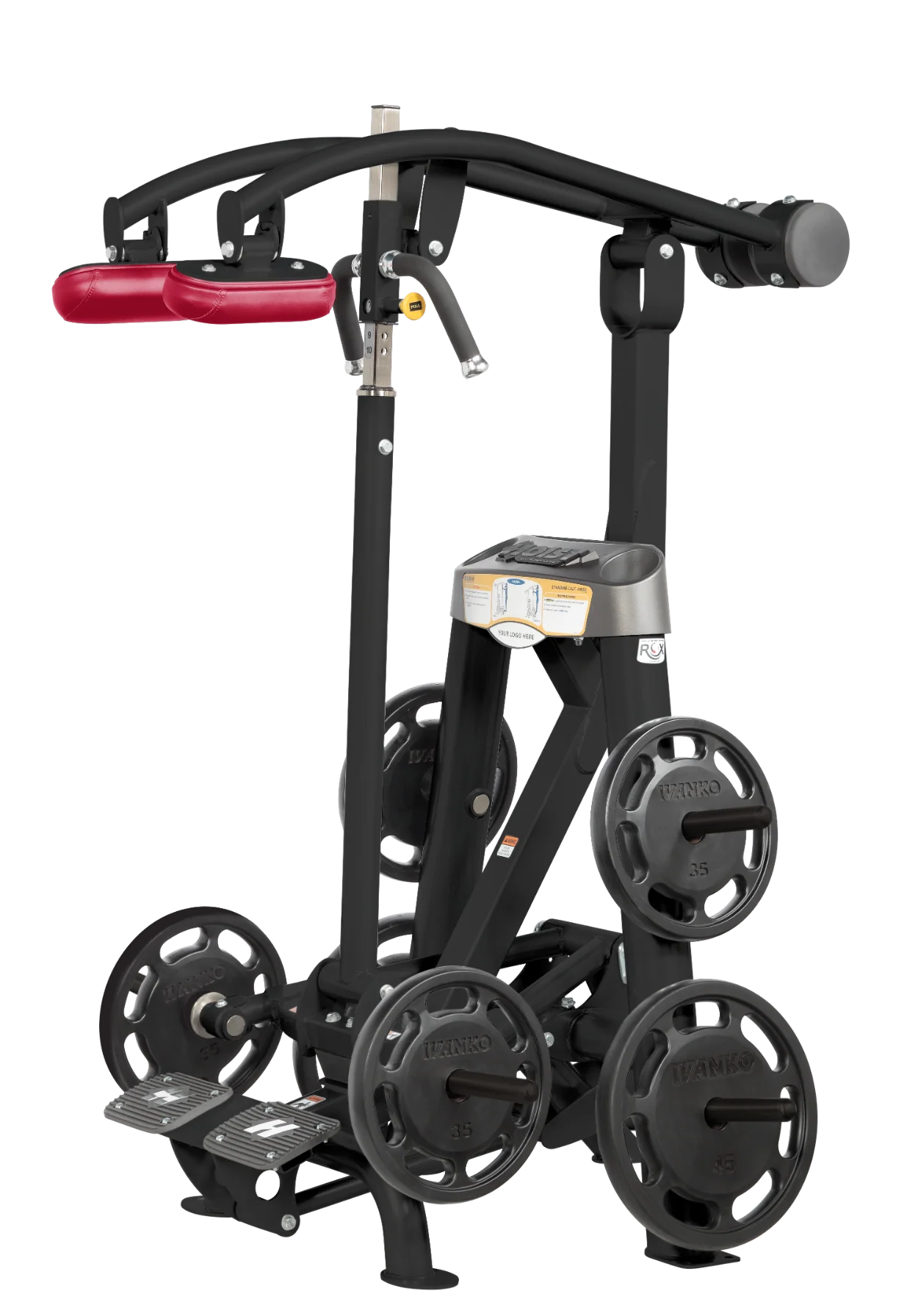 Hoist Fitness ROC IT RPL 5405 Plate Loaded Standing Calf Raise RPL-5405 - Fitness Outlet 