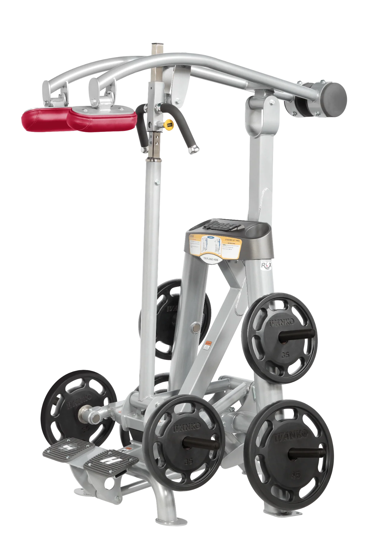 Hoist Fitness ROC IT RPL 5405 Plate Loaded Standing Calf Raise RPL-5405 - Fitness Outlet 