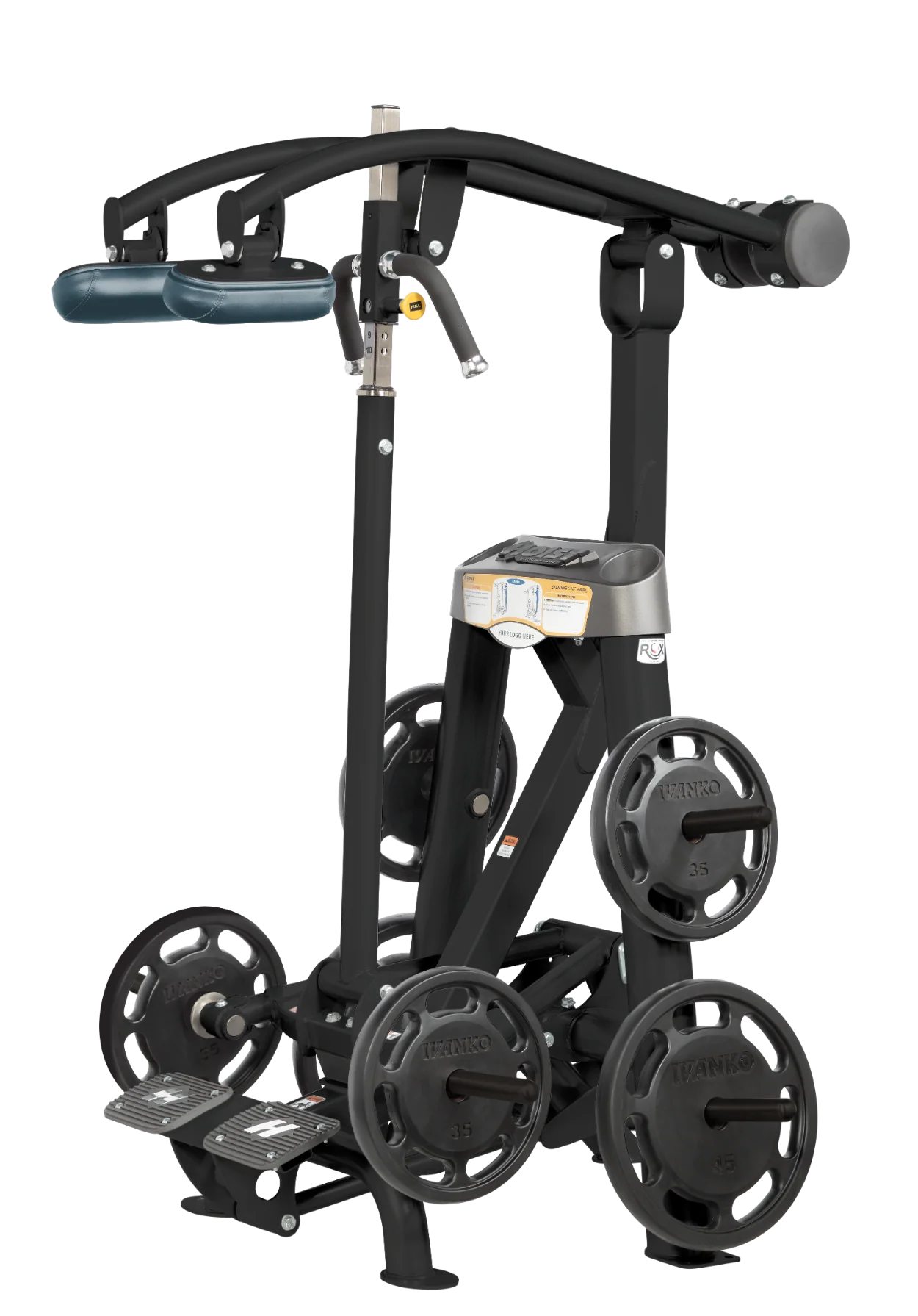 Hoist Fitness ROC IT RPL 5405 Plate Loaded Standing Calf Raise RPL-5405 - Fitness Outlet 