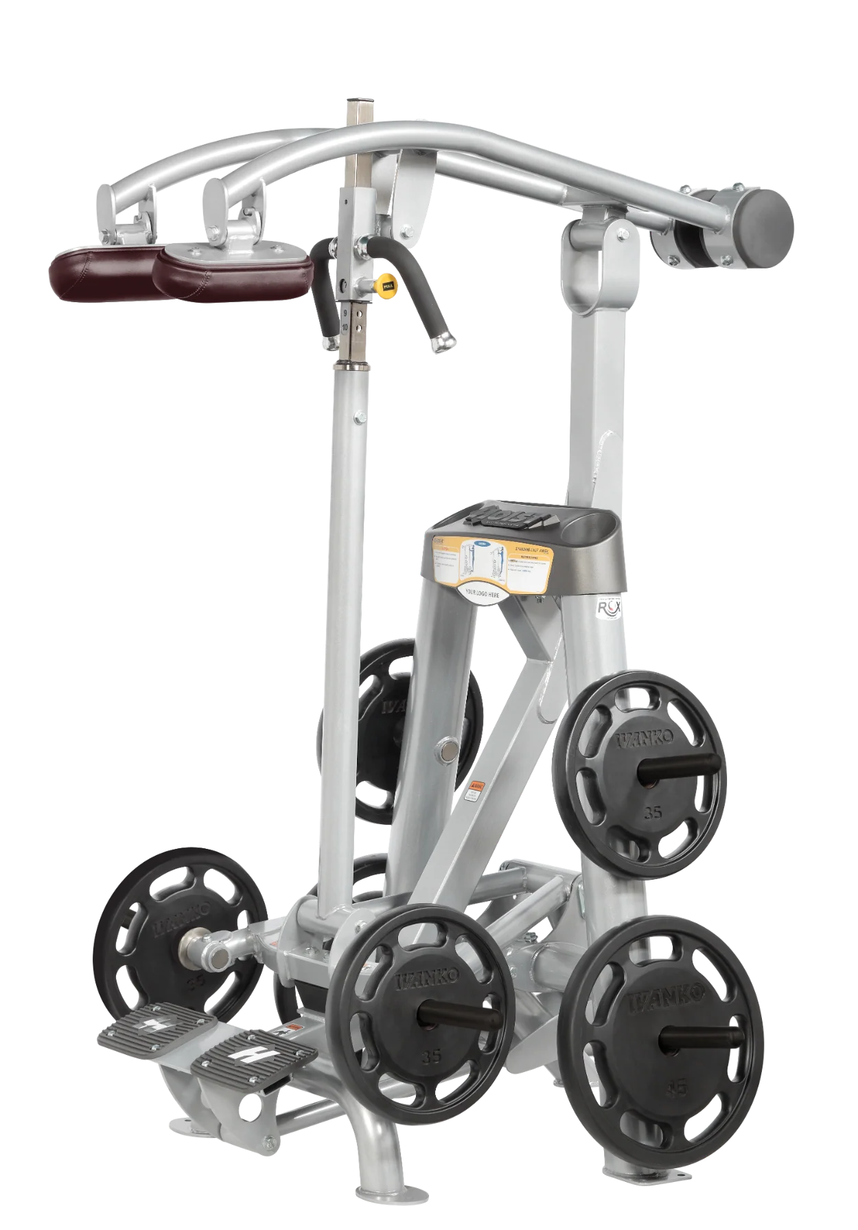 Hoist Fitness ROC IT RPL 5405 Plate Loaded Standing Calf Raise RPL-5405 - Fitness Outlet 