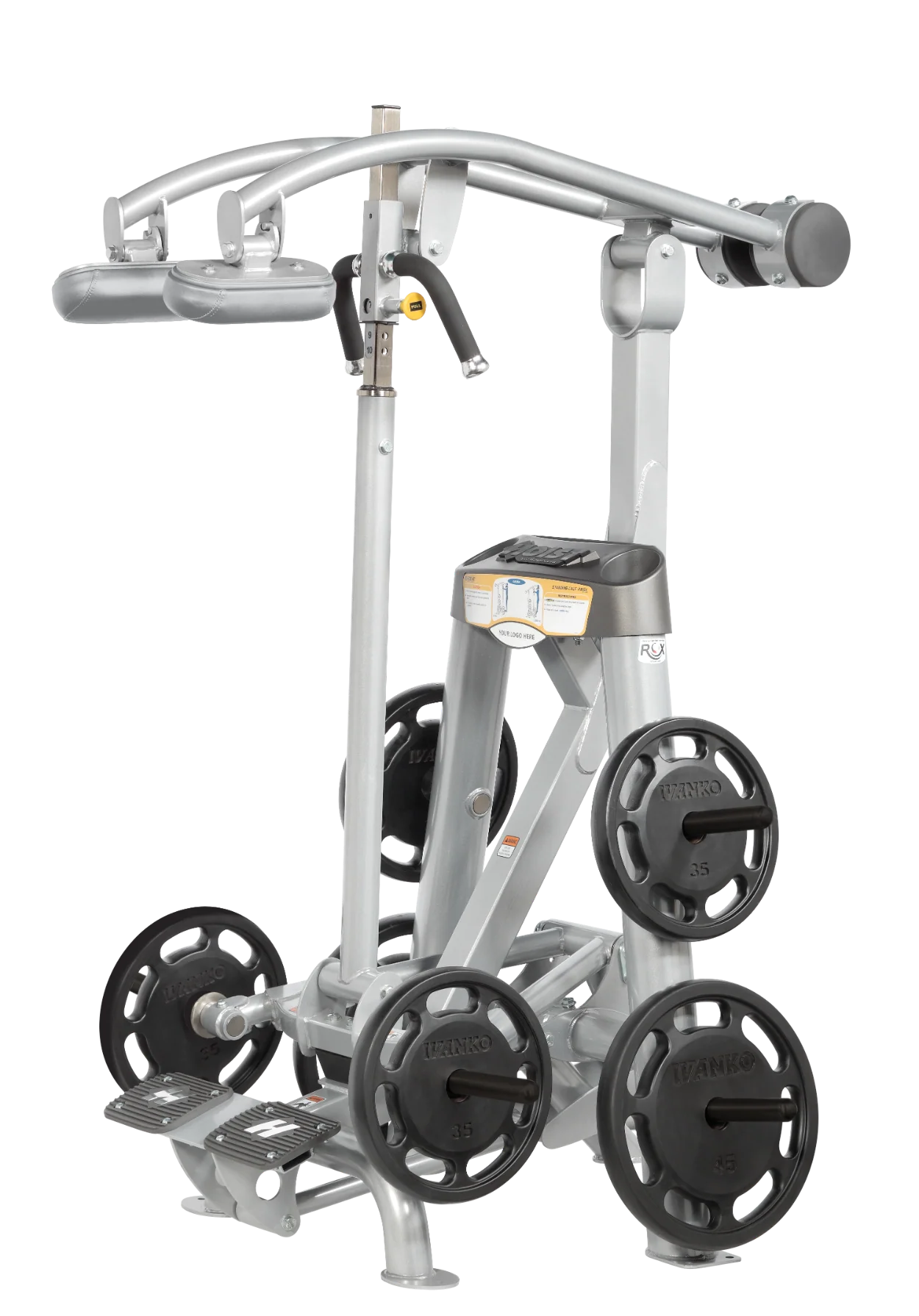 Hoist Fitness ROC IT RPL 5405 Plate Loaded Standing Calf Raise RPL-5405 - Fitness Outlet 