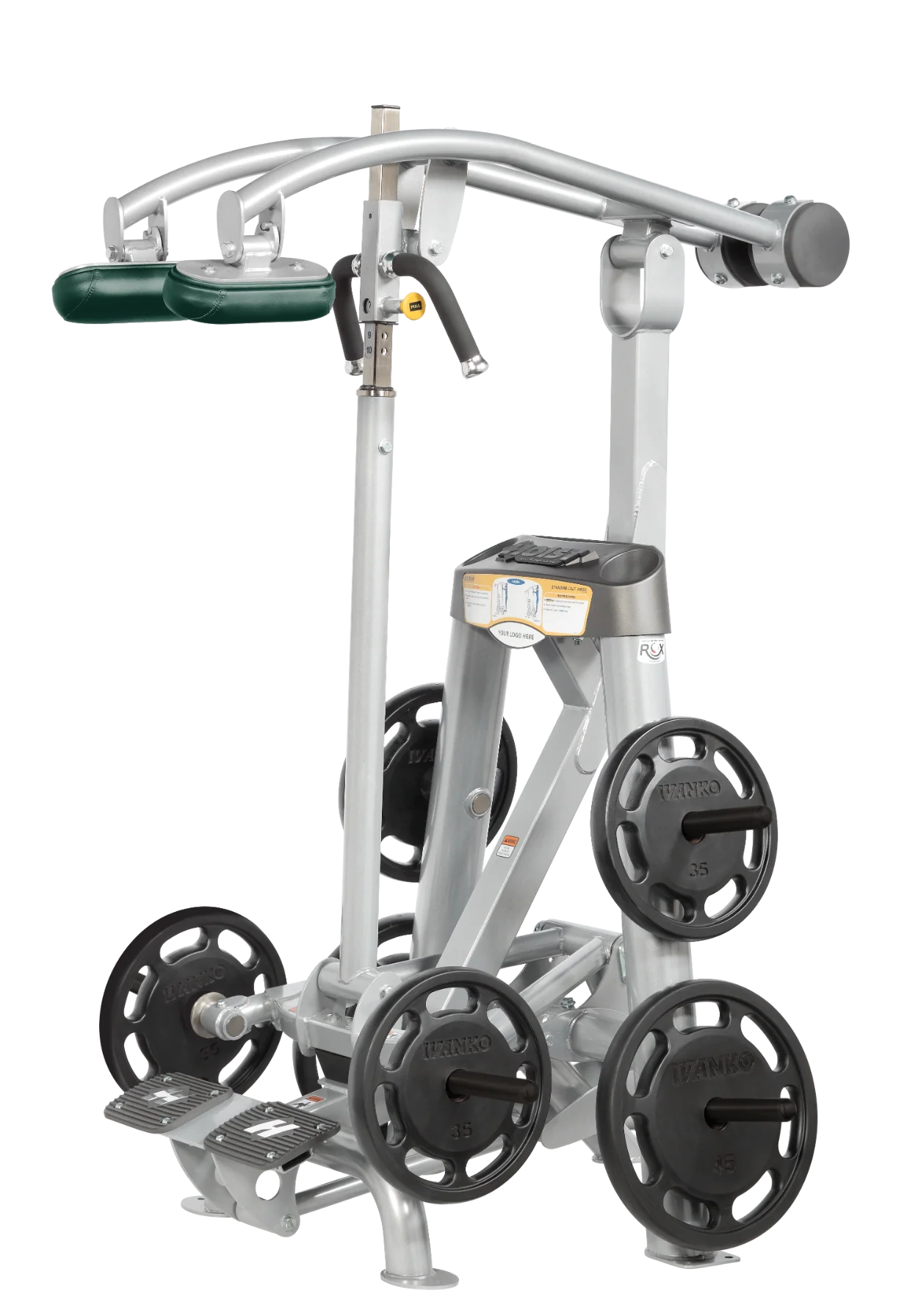 Hoist Fitness ROC IT RPL 5405 Plate Loaded Standing Calf Raise RPL-5405 - Fitness Outlet 