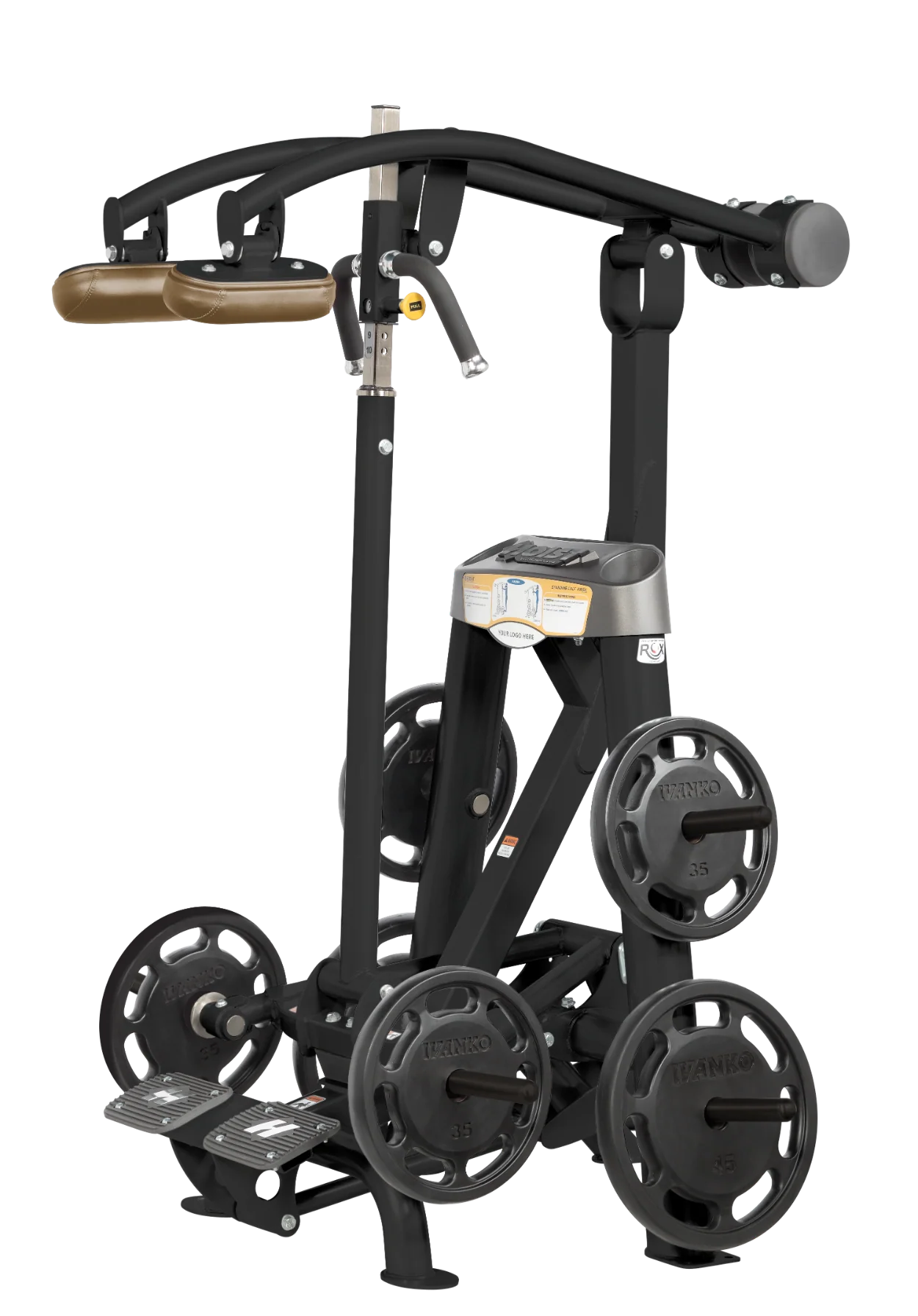 Hoist Fitness ROC IT RPL 5405 Plate Loaded Standing Calf Raise RPL-5405 - Fitness Outlet 