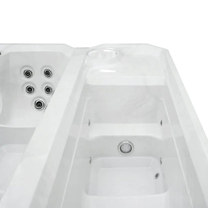 LIFETREND Sierra 3 Person Hot Tub & Cold Plunge Combo - Fitness Outlet