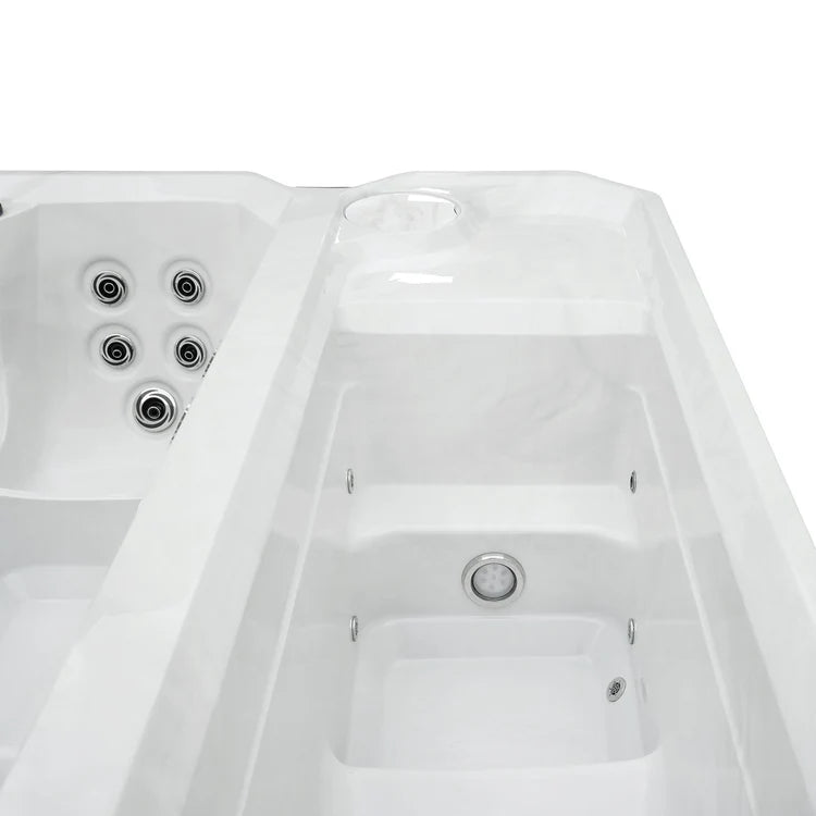 LIFETREND Sierra 3 Person Hot Tub & Cold Plunge Combo - Fitness Outlet