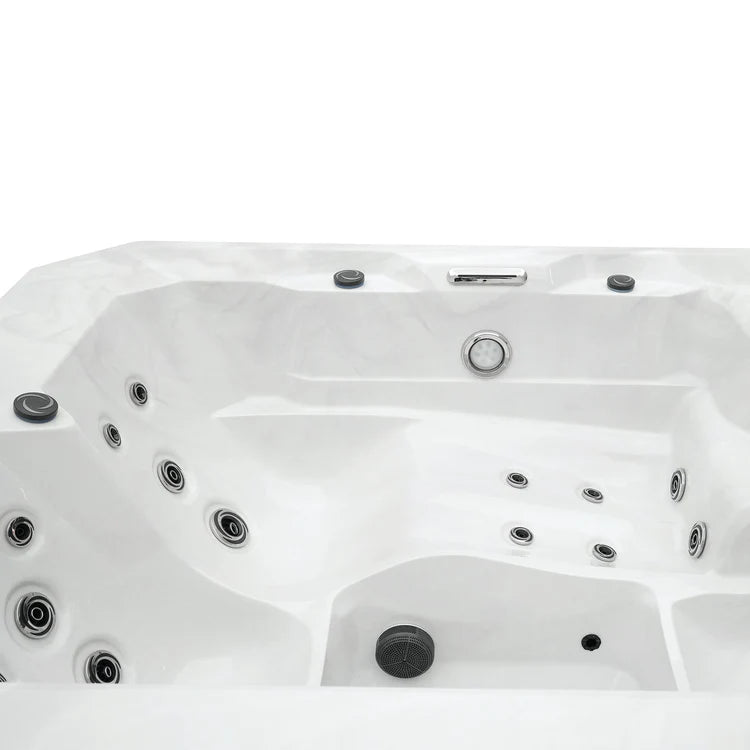 LIFETREND Sierra 3 Person Hot Tub & Cold Plunge Combo - Fitness Outlet