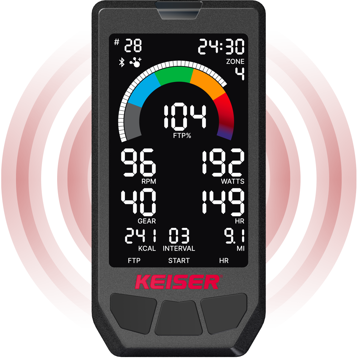 Keiser Fitness M3i Studio Indoor Bike - Fitness Outlet 