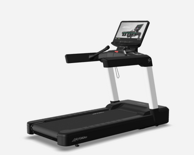 Life Fitness Integrity+ Treadmill - SE424 and Diamond White 