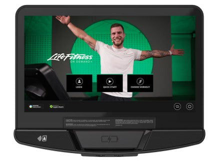 Life Fitness Club Series + Plus Upright Lifecycle Bike with SE4 Console