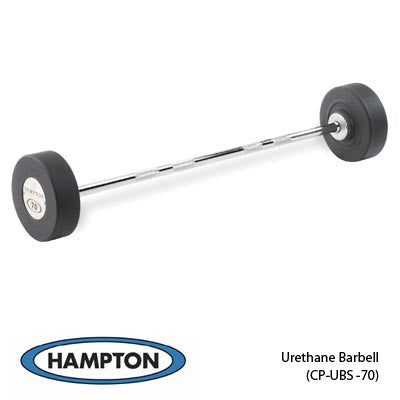 Hampton Urethane Straight Barbell Set