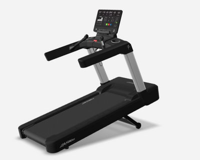 Life Fitness Integrity+ Treadmill - SL Console and Artic Silver (Incline)