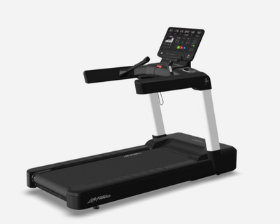 Life Fitness Integrity+ Treadmill - SL Console and Diamond White 