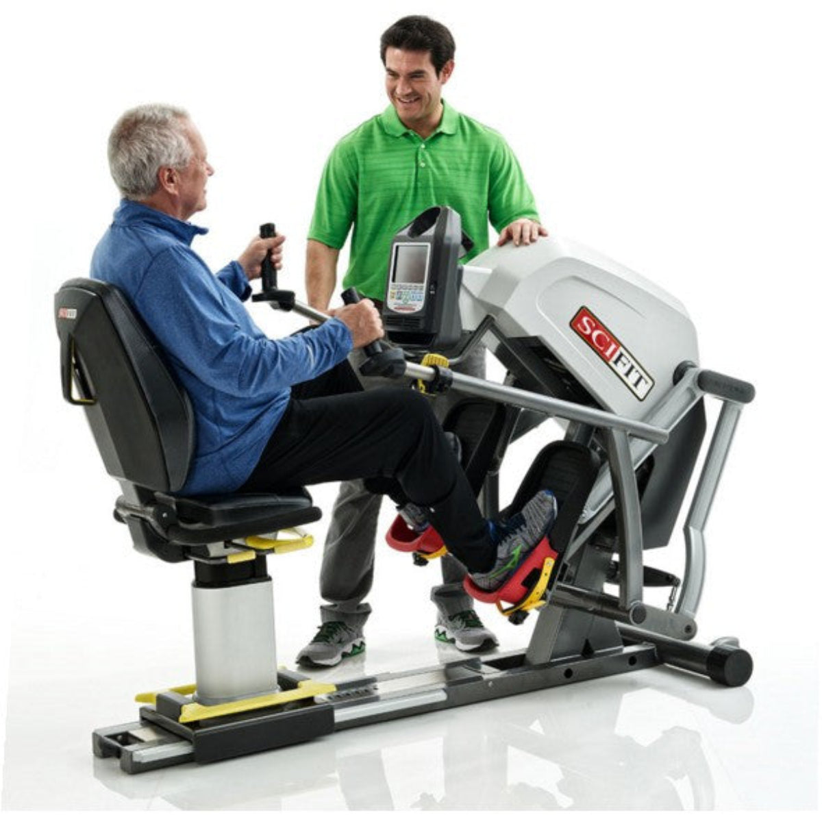 SciFit StepOne Recumbent Stepper - Shown with Premium Seat