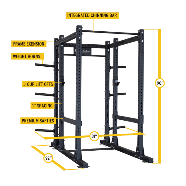 Body-Solid Commercial Extended Power Rack