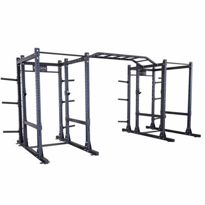 Body-solid SPR1000DBBACK Commercial Extended Double Power Rack Package