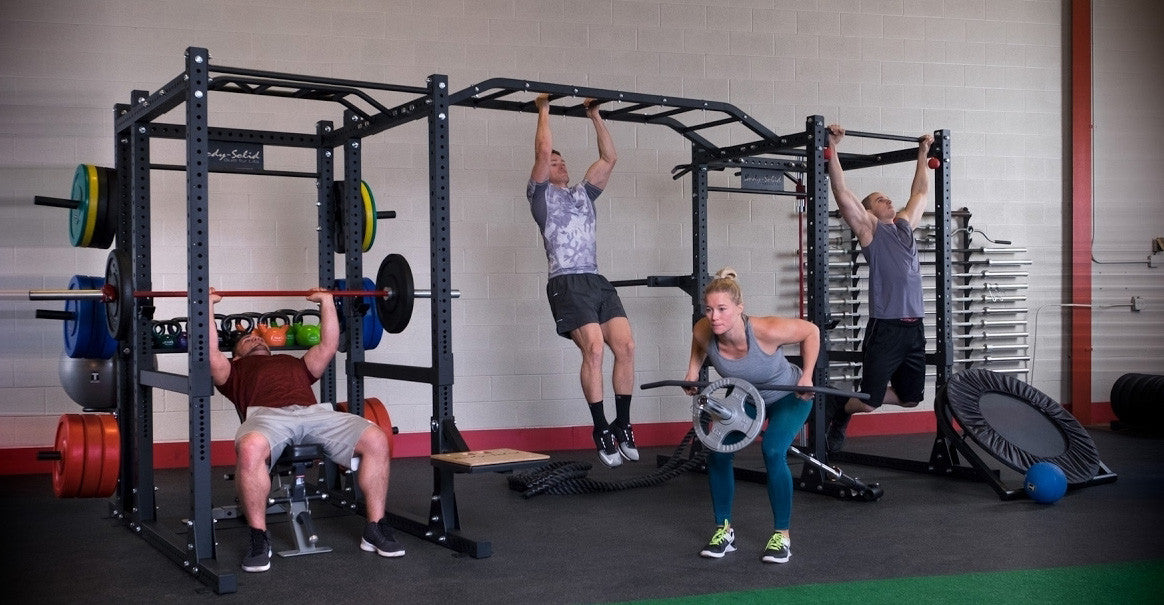 Body-Solid Commercial Double Power Rack Package