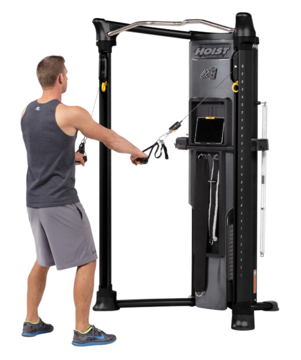 Hoist Fitness Mi6 Functional Training System - New Black Frame - FITNESS OUTLET