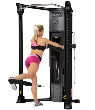 Hoist Fitness Mi6 Functional Training System - New Black Frame - FITNESS OUTLET