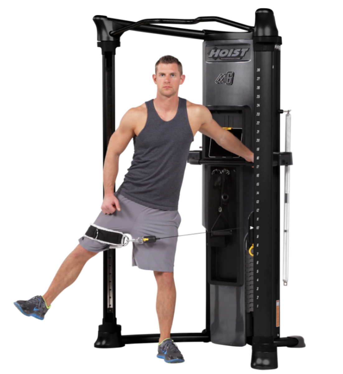 Hoist Fitness Mi6 Functional Training System - New Black Frame - FITNESS OUTLET