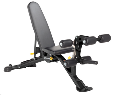 Hoist Fitness HF5165  7-Position F.I.D. Bench - New Matte Black Color - FITNESS OUTLET