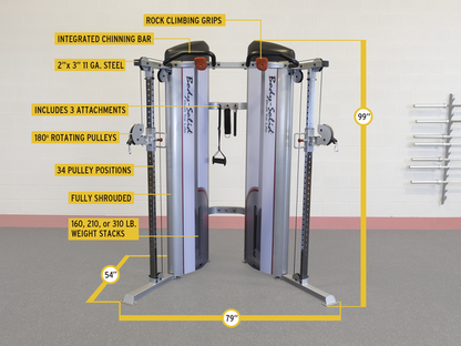 BodySolid Pro Club Series II Functional Trainer