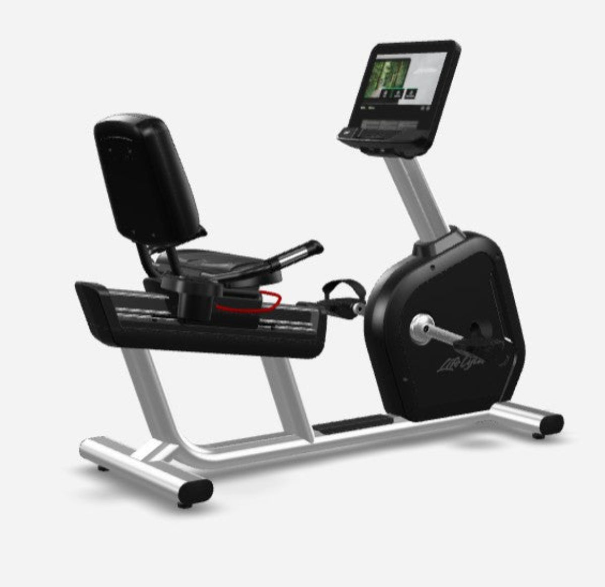 Aspire Recumbent Bike in Artic Silver and SE4 console 