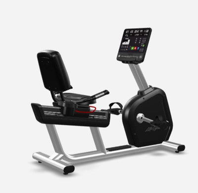 Aspire Recumbent Bike in Artic Silver and SL console 