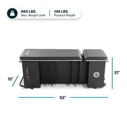Echelon Strength Storage Bench - Fitness Outlet