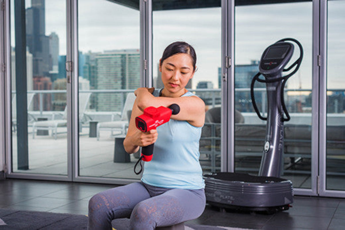 Power Plate Pulse Handheld Massager - Matte Red