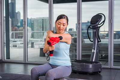Power Plate Pulse Handheld Massager - Matte Red