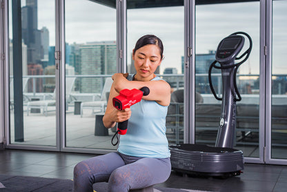 Power Plate Pulse Handheld Massager - Matte Red