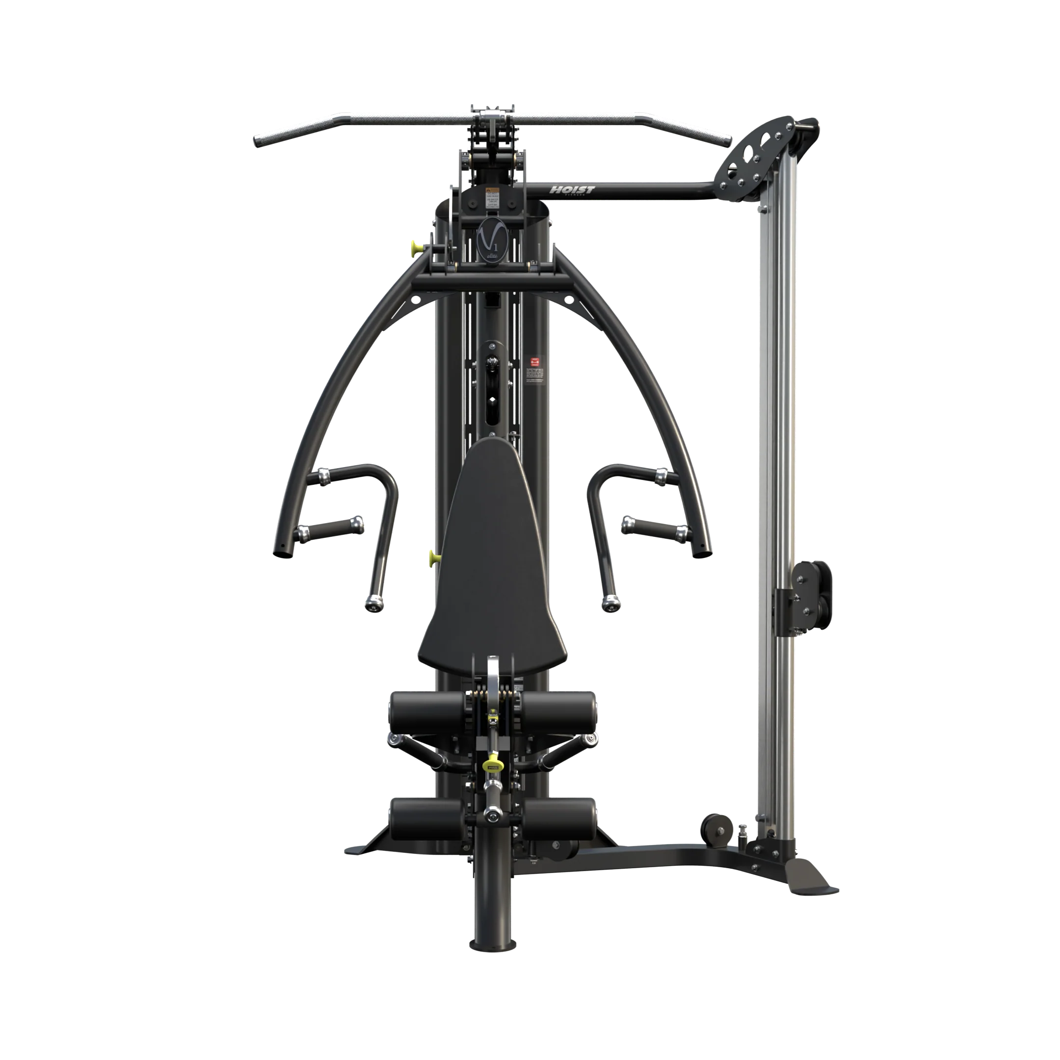 Hoist Fitness V1 Elite Home Gym - Shown with optional Hi-Lo pulley 