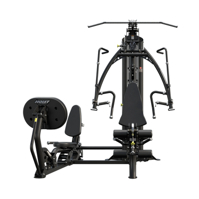 Hoist Fitness V4 Elite Home Gym - Shown with Optional Leg Press