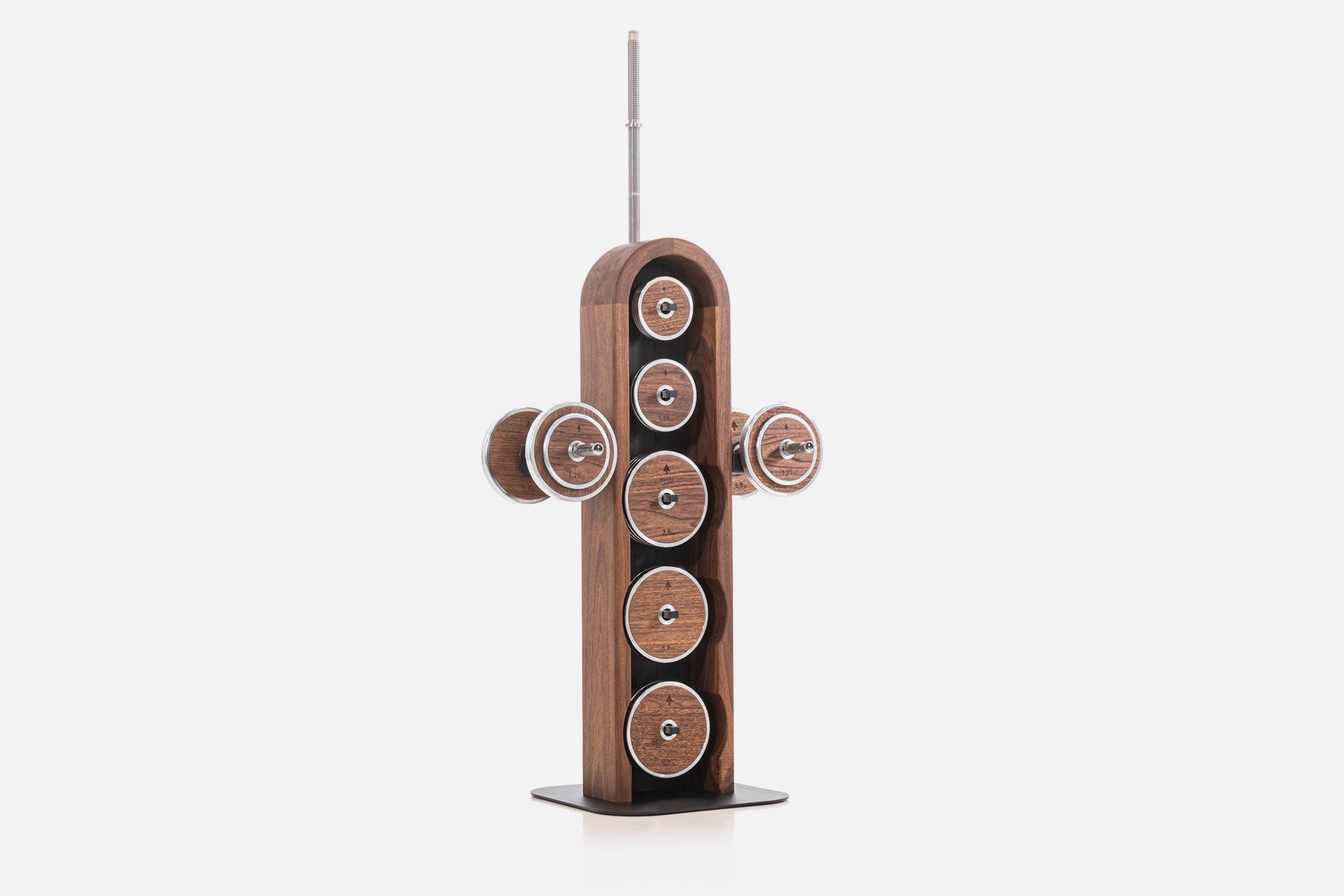 NOHRD WeightPlate Tower - Walnut 