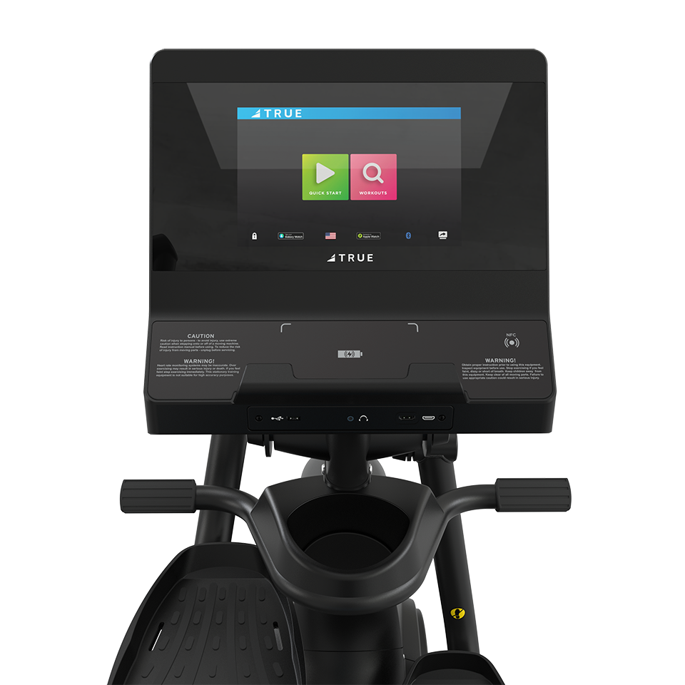 True Fitness Apex Recumbent Elliptical - Unite 10" Touch Screen Console