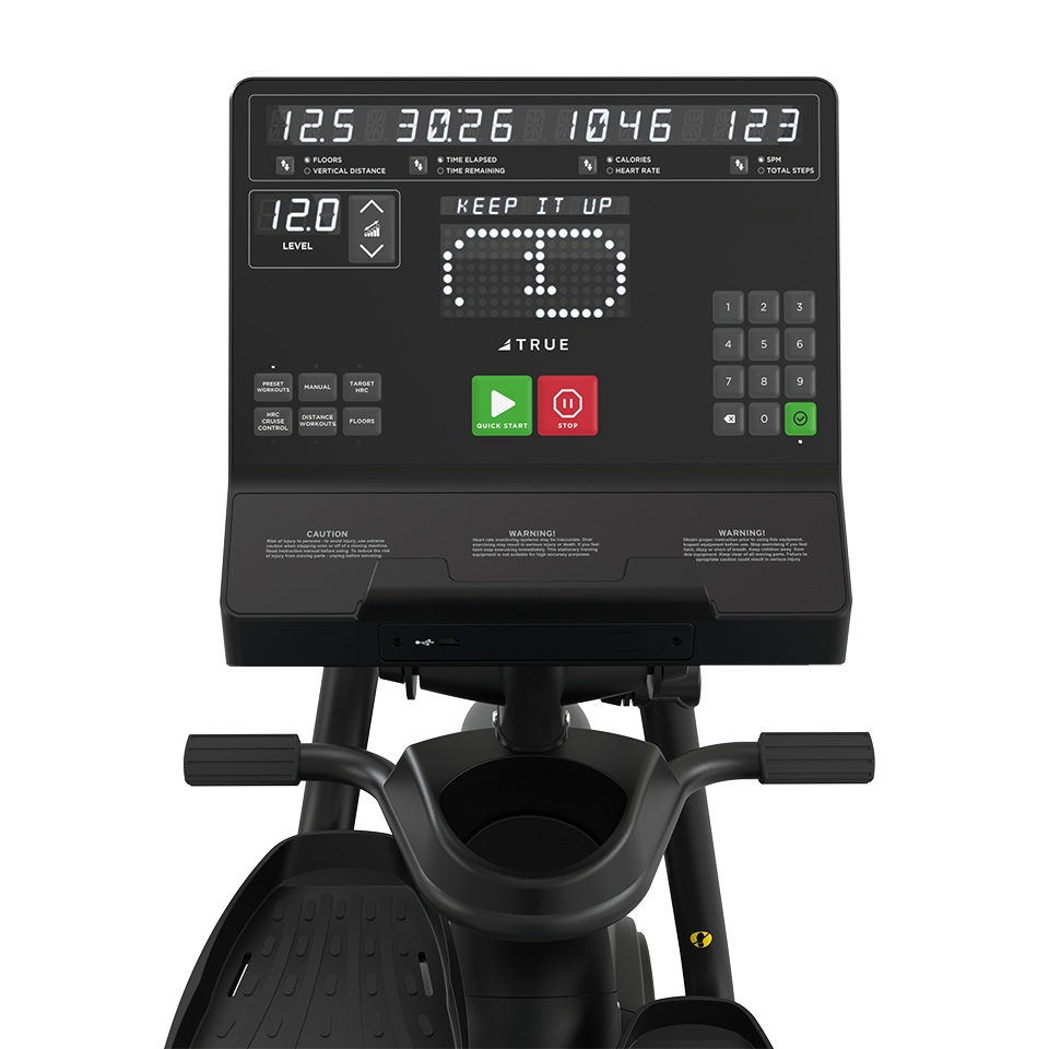 True Fitness Apex Recumbent Elliptical - Unite LED Console