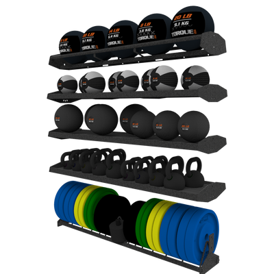 Torque 6 Ft (1.8 M) Accessory/Bumper Bookshelf Storage Module - ACCESSORIES NOT INCLUDED