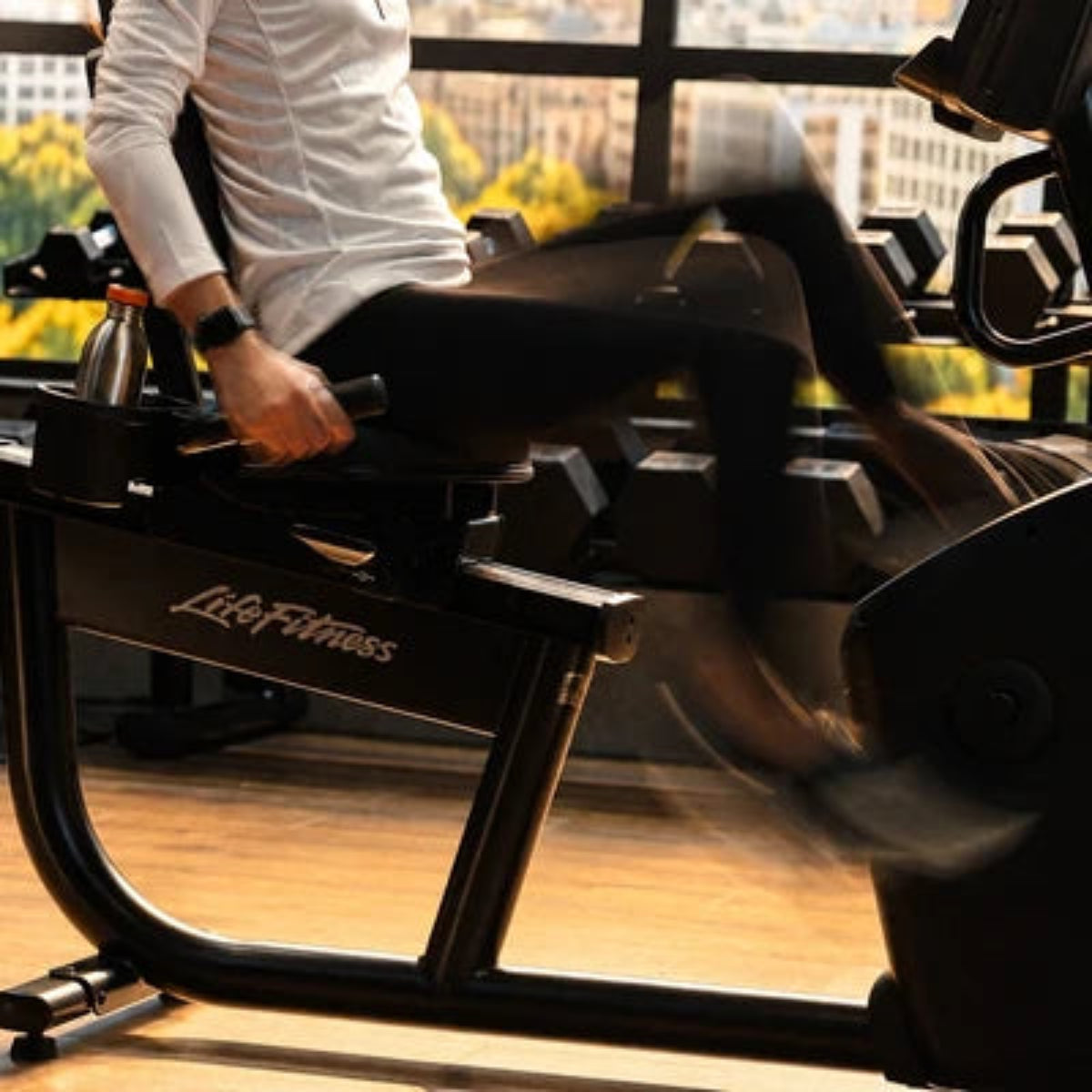 Life Fitness Atmos Recumbent Bike - Home Edition