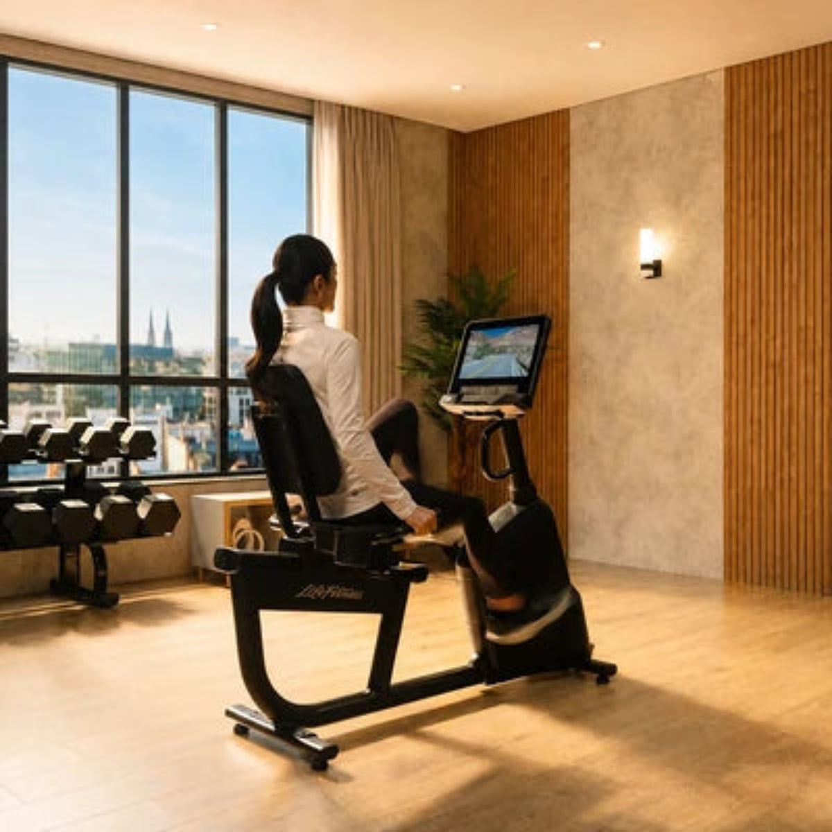 Life Fitness Atmos Recumbent Bike - Home Edition
