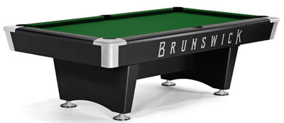 Brunswick Black Wolf Pro Pool Table shown with Optional Decal