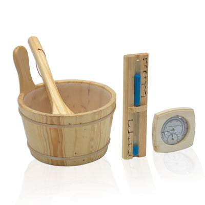 Golden Designs "Hanko Edition" 2 Person Indoor Traditional Sauna (GDI-7202-01) - Canadian Red Cedar Interior