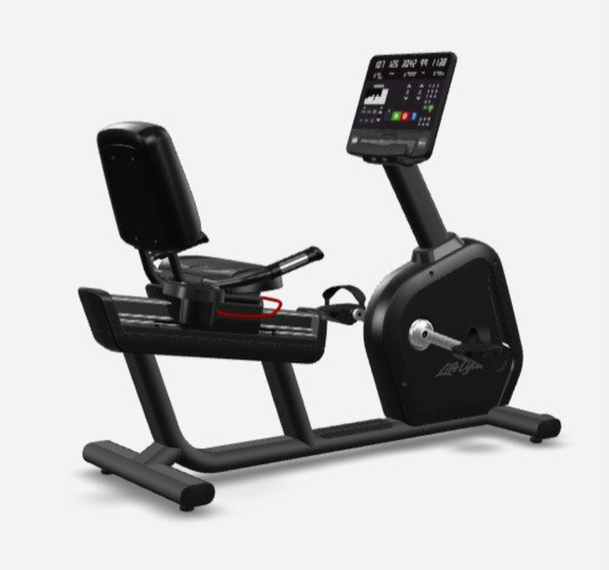 Aspire Recumbent Bike in Charcoal and SL console 