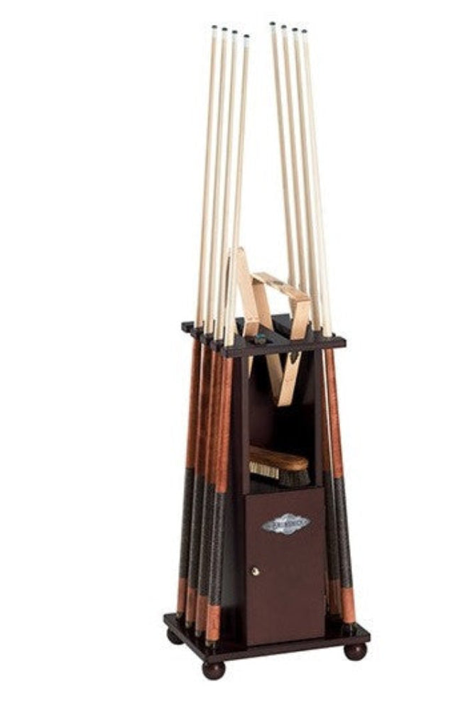Brunswick Heritage Floor Cue Rack - Espresso