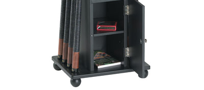 Brunswick Heritage Floor Cue Rack - Matte Black