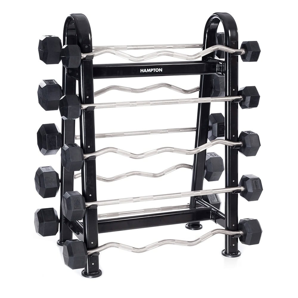 Hampton Dura-Bar Curl & Straight Bars Club Pack (20 - 65 lbs in 5 lb increments)