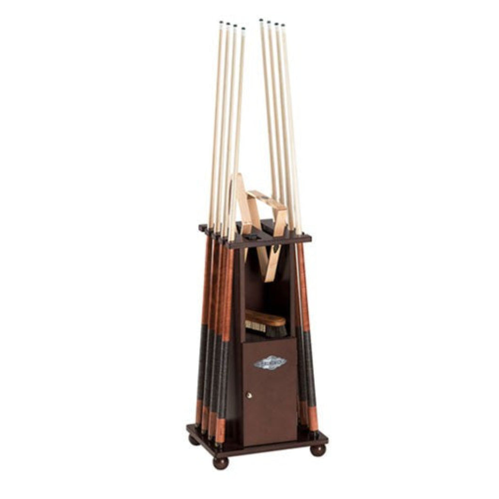 Brunswick Heritage Floor Cue Rack - Espresso